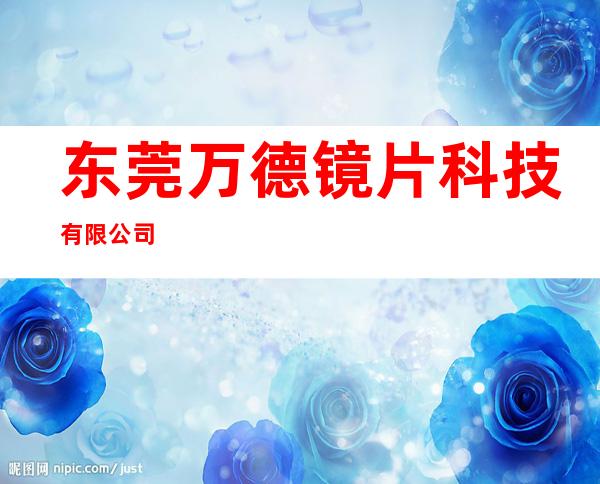东莞万德镜片科技有限公司