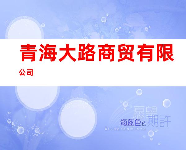 青海大路商贸有限公司